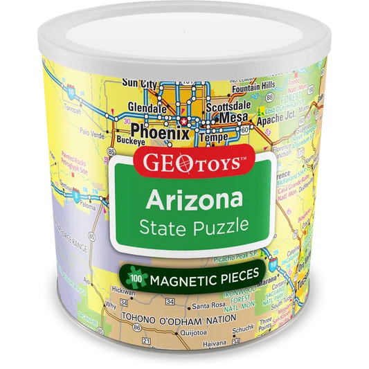 Arizona State 100 Piece Magnetic Jigsaw Puzzle Geotoys