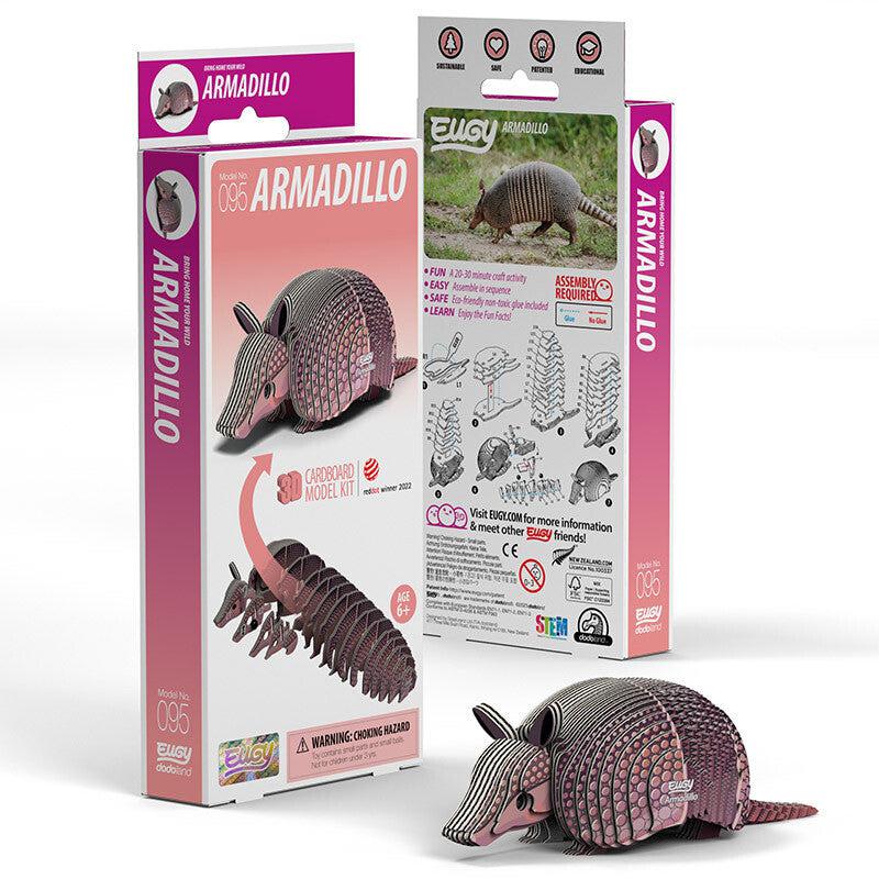 Armadillo 3D Cardboard Model Kit Eugy
