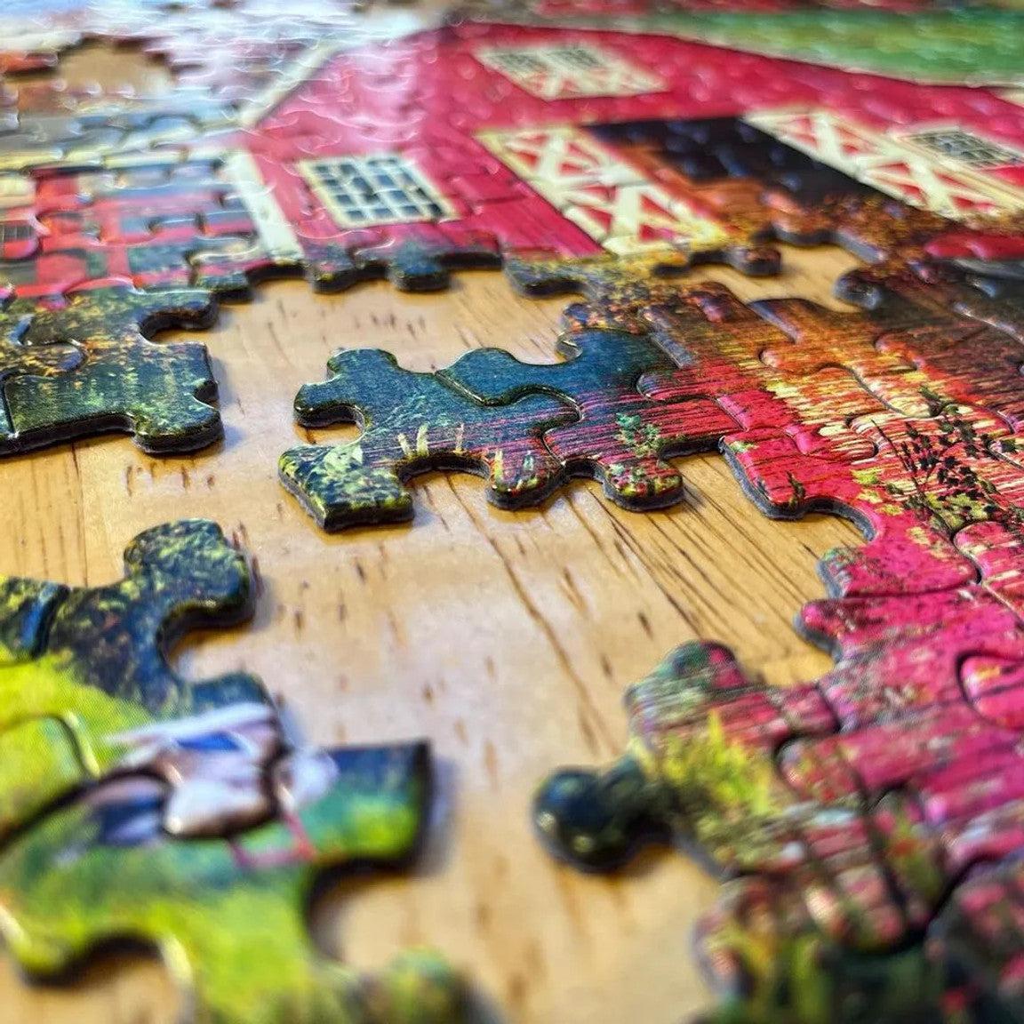 Autumn Barn 1000 Piece Jigsaw Puzzle Springbok