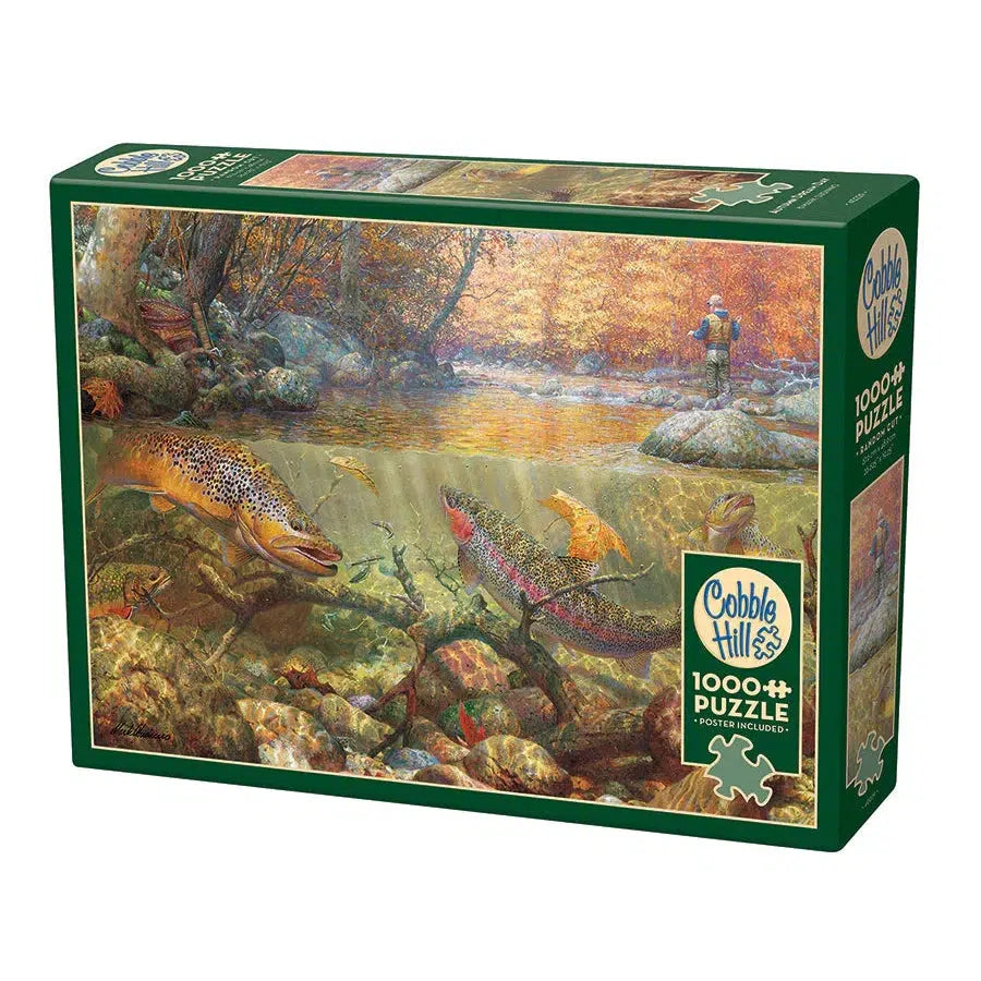 cobble hill fishing lures puzzle 1000 Hooked on Fishing- 1000pc Golden Hour Gift Co Get ready to catch the big one with these Cobble Hill Fishing Lures Cobble Hill 1000 Piece Puzzle:
