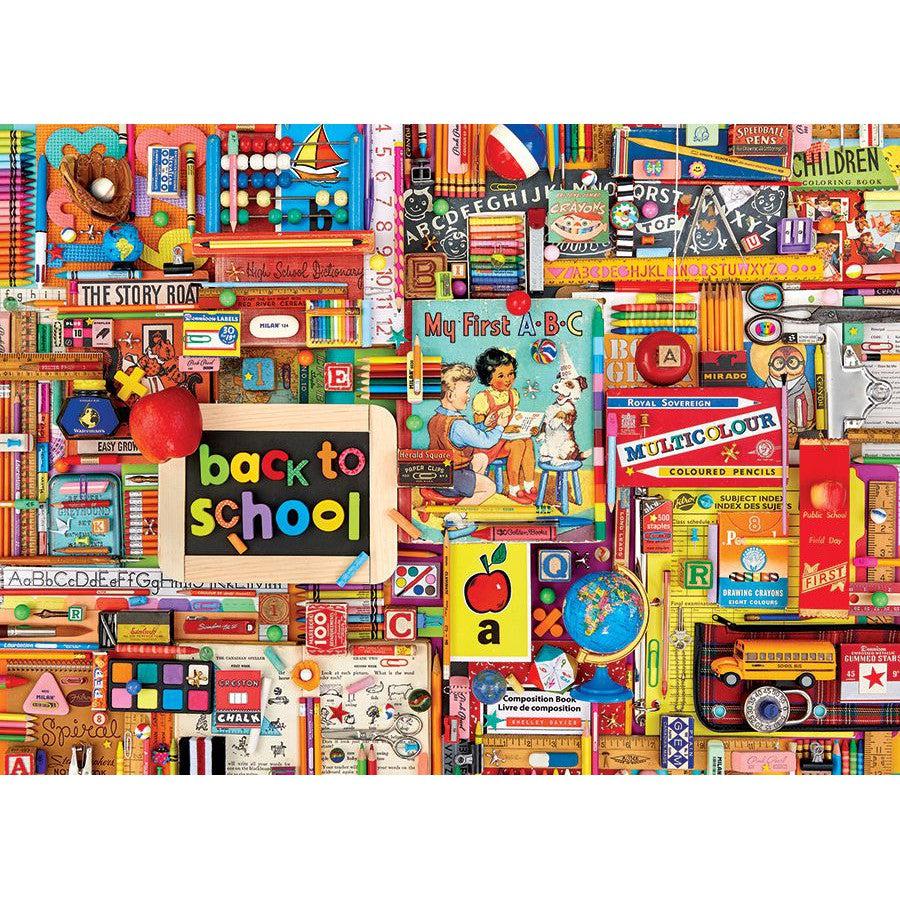 Back to School 1000 Piece Jigsaw Puzzle Cobble Hill