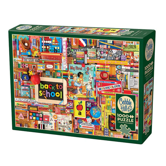 Back to School 1000 Piece Jigsaw Puzzle Cobble Hill
