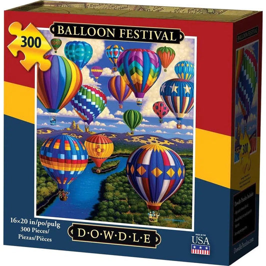 Balloon Festival 300 Piece Jigsaw Puzzle Dowdle