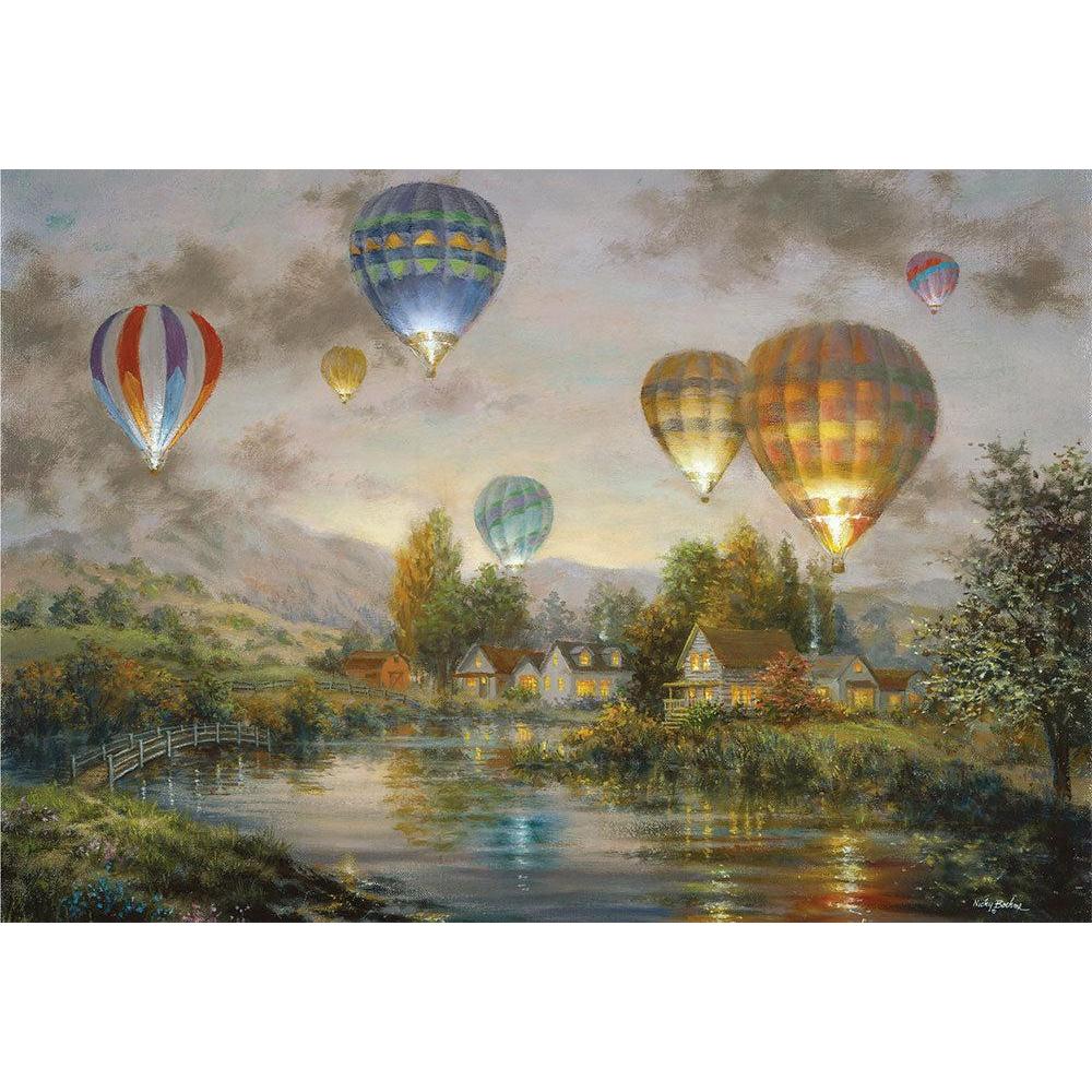 Balloon Glow 1000 Piece Soft Touch Jigsaw Puzzle Crown Point