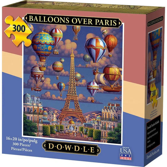 Balloons Over Paris 300 Piece Jigsaw Puzzle Dowdle