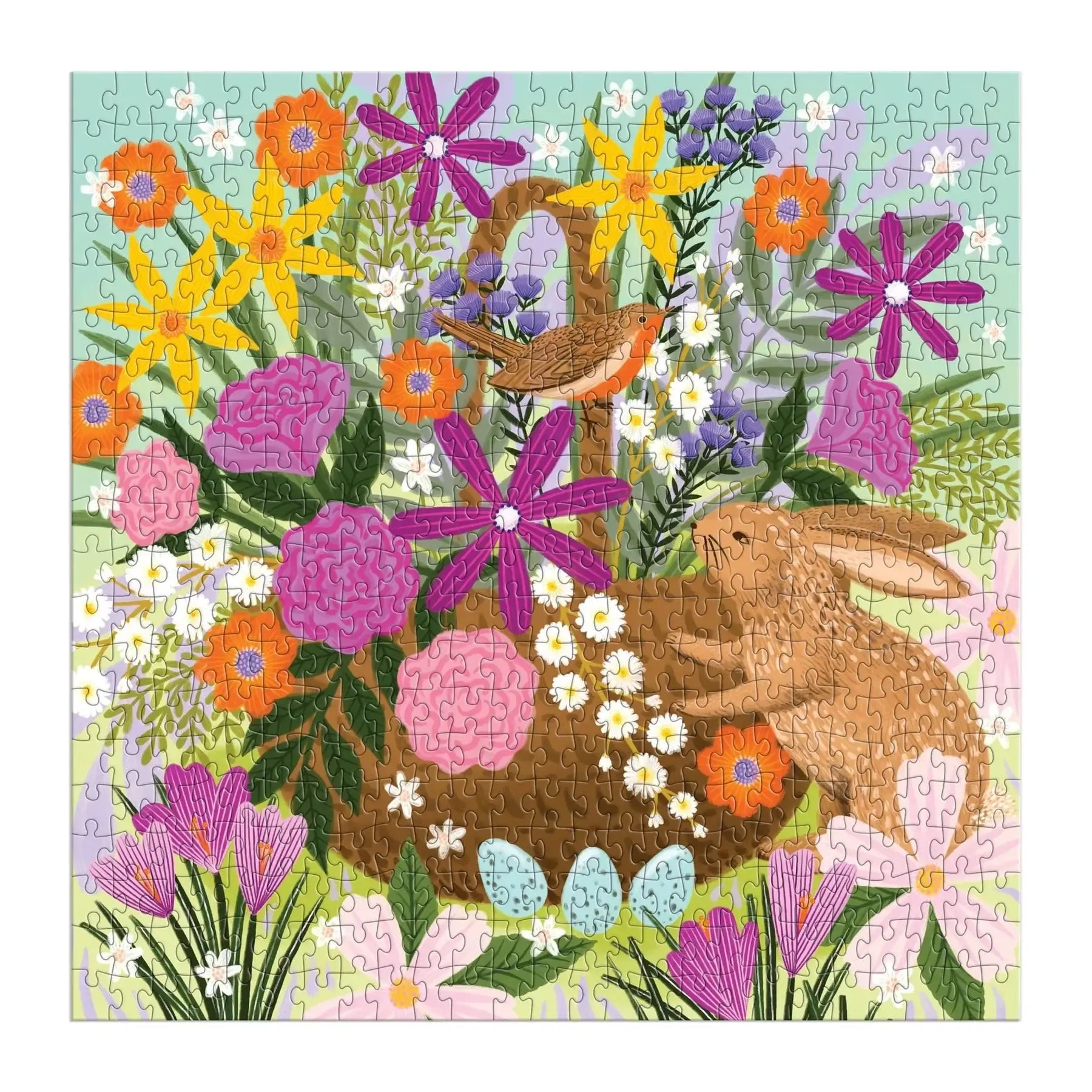 Basket Blooms 500 Piece Jigsaw Puzzle Galison