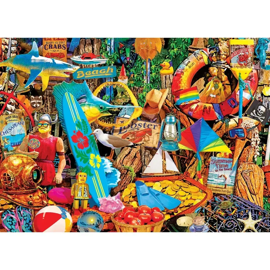 Beach Time Flea Market Flashbacks 1000 Piece Jigsaw Puzzle MasterPieces