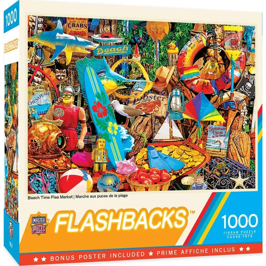 Beach Time Flea Market Flashbacks 1000 Piece Jigsaw Puzzle MasterPieces