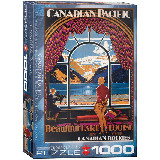 Beautiful Lake Louise 1000 Piece Jigsaw Puzzle Eurographics