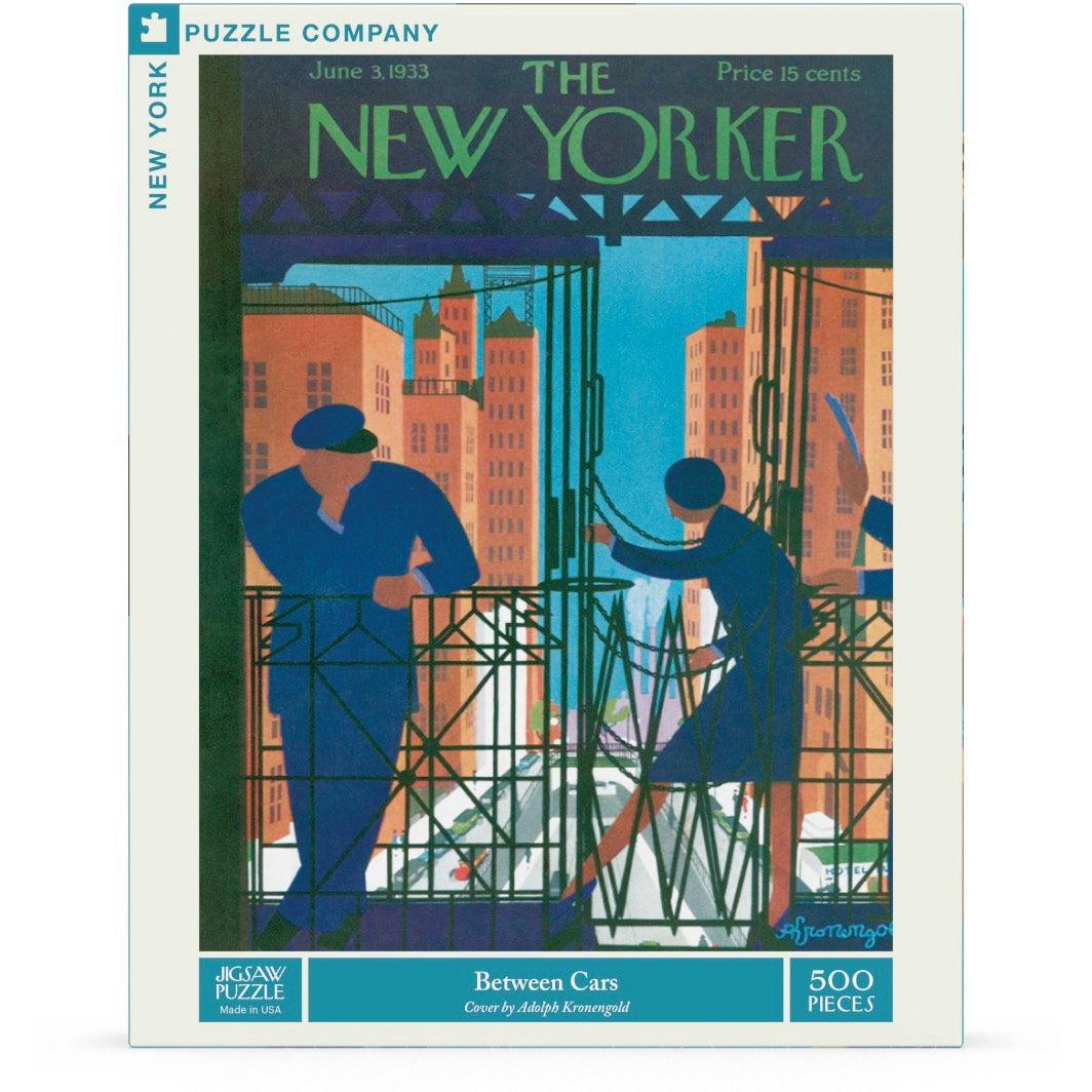 Between Cars The New Yorker 500 Piece Jigsaw Puzzle NYPC – Puzzle