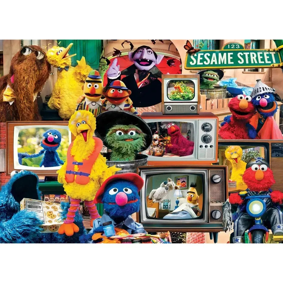 Big Bird's Block Party Sesame Street 1000 Piece Jigsaw Puzzle MasterPieces