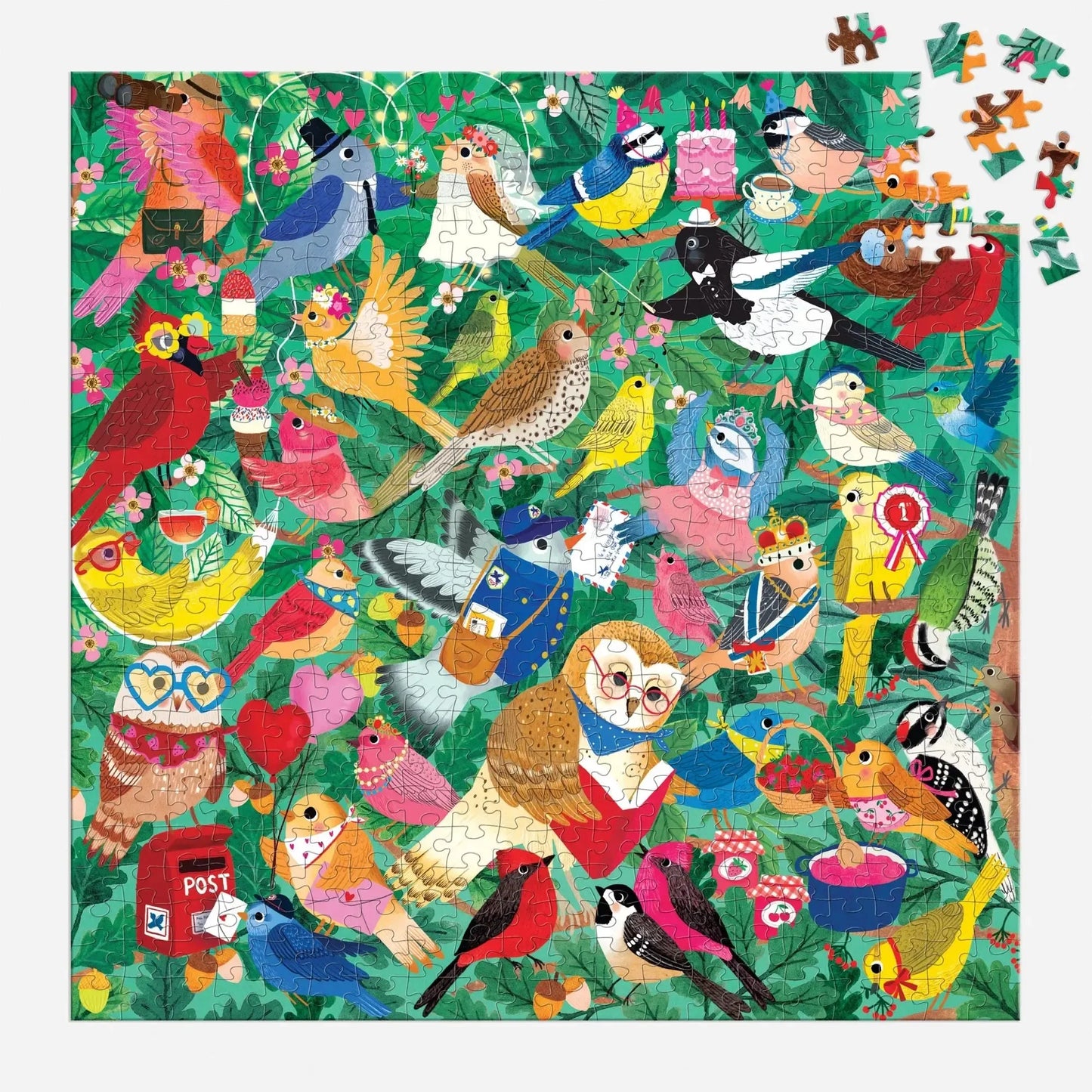 Birding Around 500 Piece Jigsaw Puzzle Mudpuppy