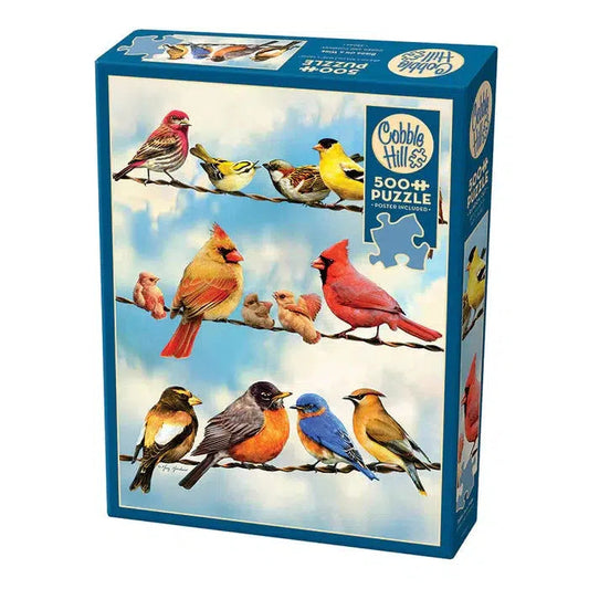 Birds on a Wire 500 Piece Jigsaw Puzzle Cobble Hill