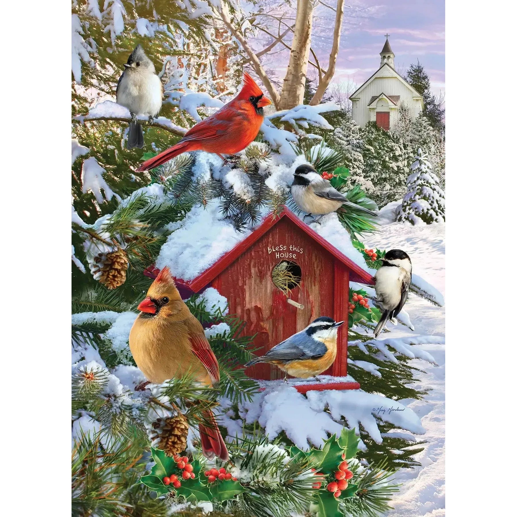 Bless this House 500 Piece Jigsaw Puzzle Cobble Hill