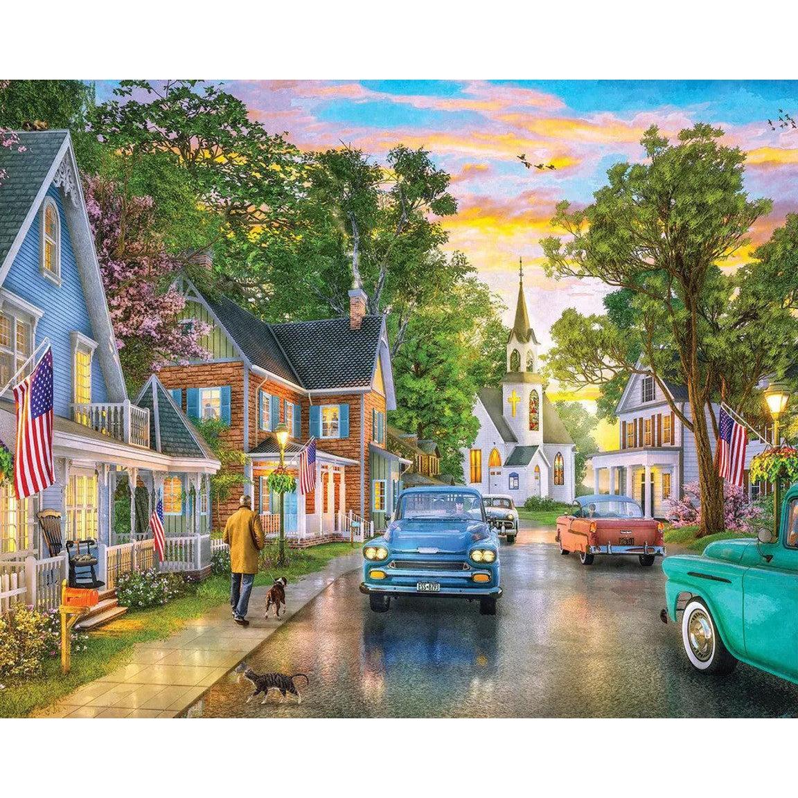 Blissful Borough 1000 Piece Jigsaw Puzzle Springbok