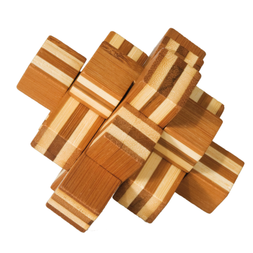 Block 3D Bamboo Puzzle Fridolin