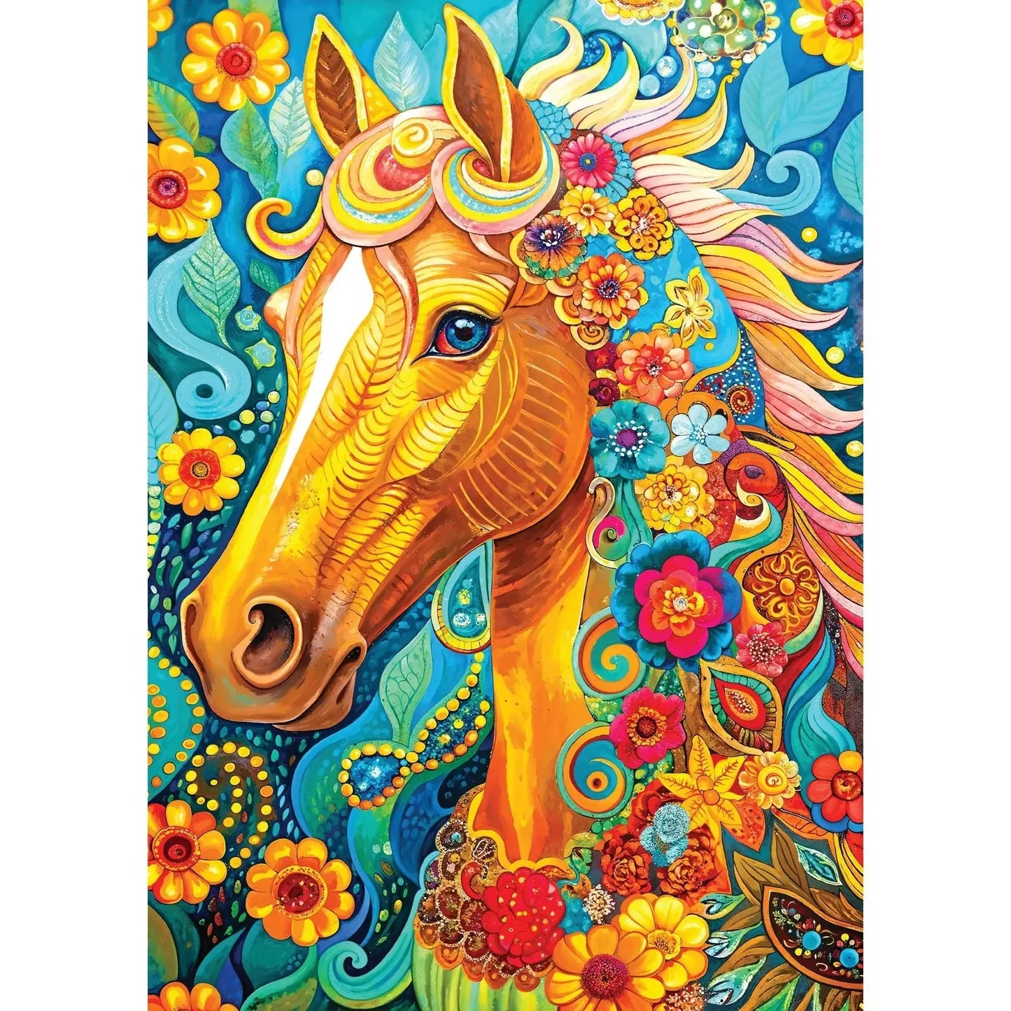 Blooming Mane 1000 Piece Jigsaw Puzzle Enjoy