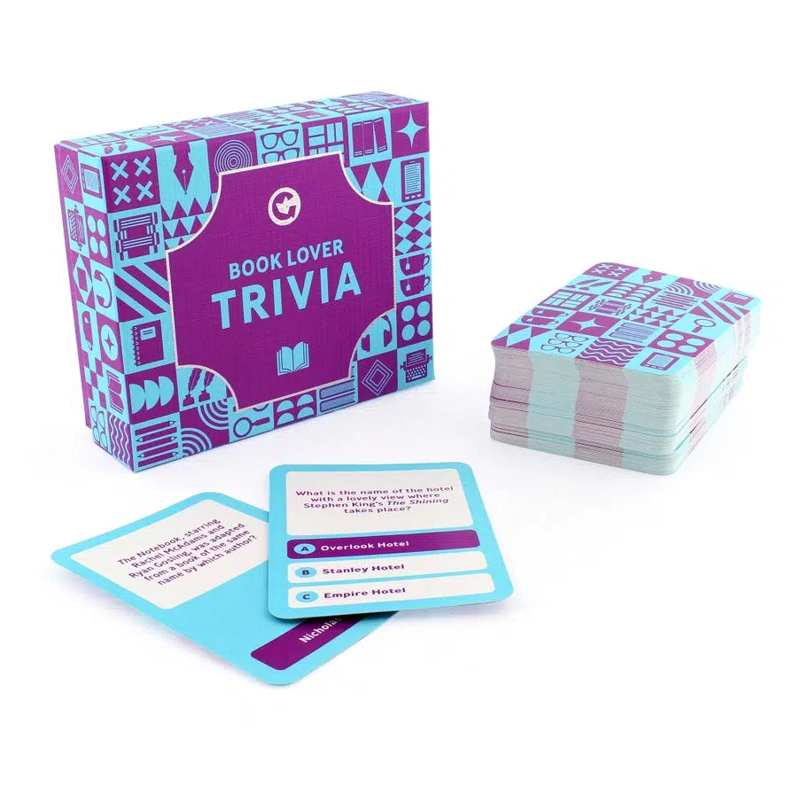 Book Lover Trivia Card Game Ginger Fox