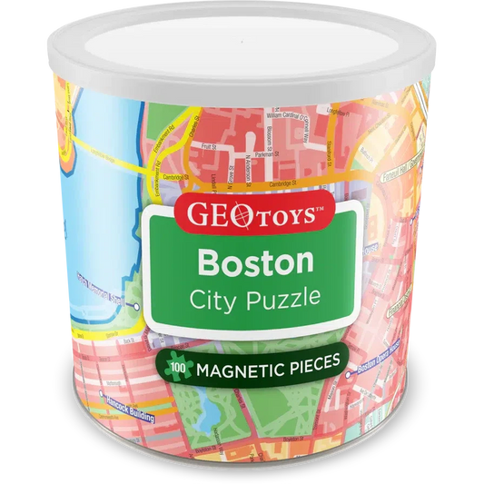 Boston City 100 Piece Magnetic Jigsaw Puzzle Geotoys