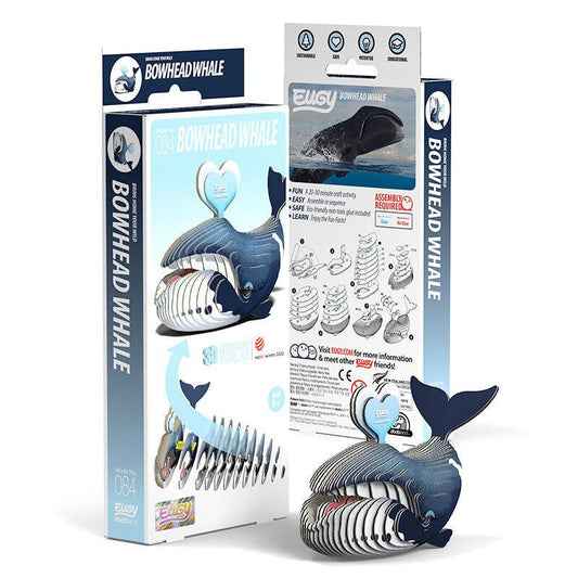 Bowhead Whale 3D Cardboard Model Kit Eugy