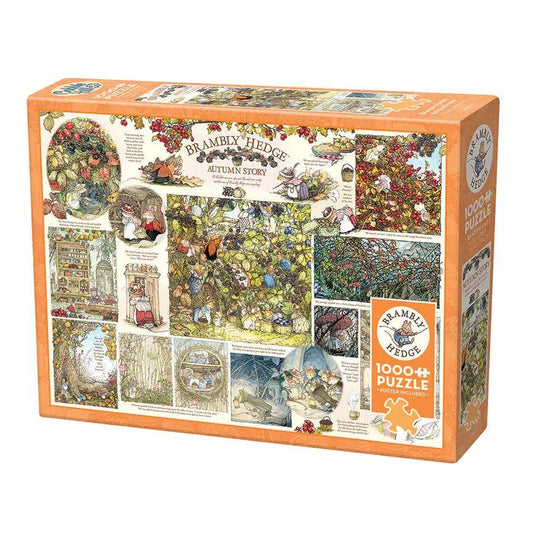 Brambly Hedge Autumn Story 1000 Piece Jigsaw Puzzle Cobble Hill