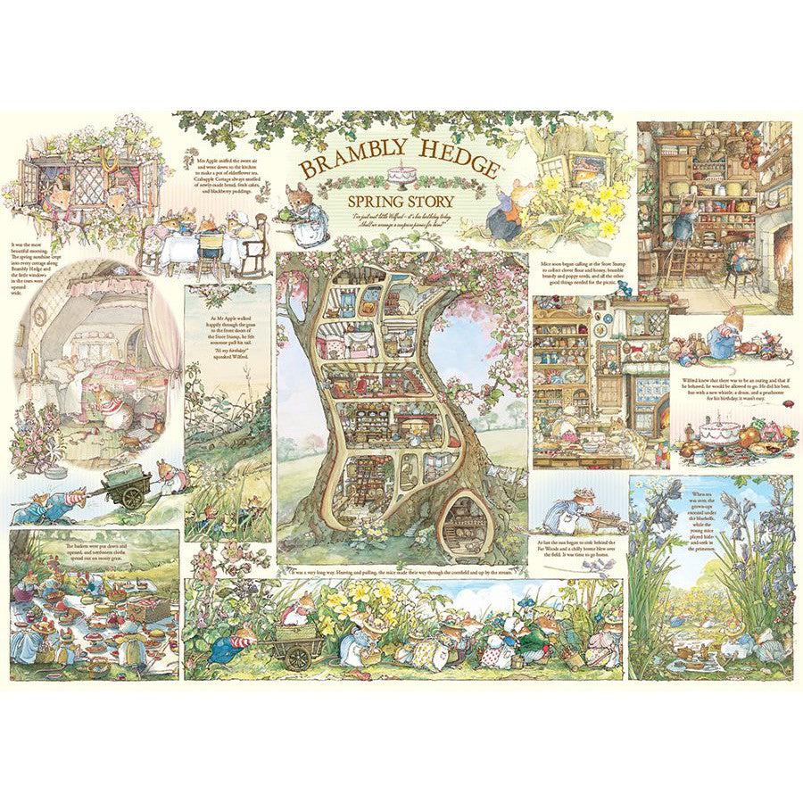 Brambly Hedge Spring Story 1000 Piece Jigsaw Puzzle Cobble Hill