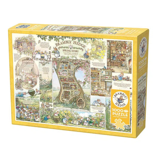 Brambly Hedge Spring Story 1000 Piece Jigsaw Puzzle Cobble Hill