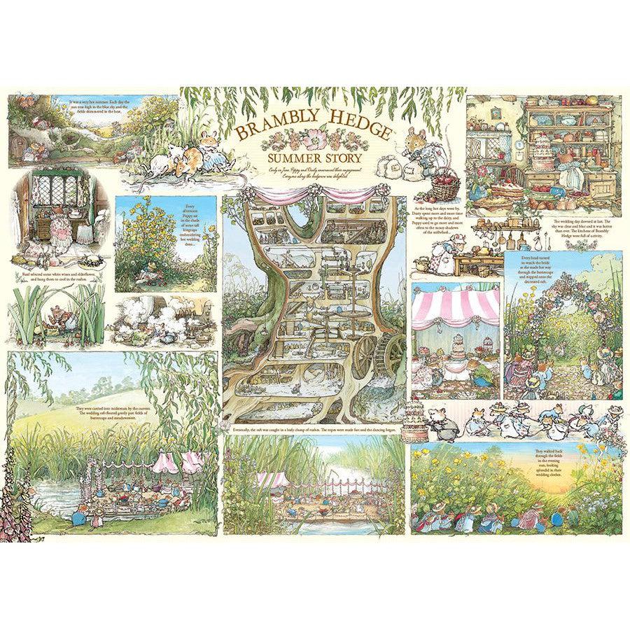 Brambly Hedge Summer Story 1000 Piece Jigsaw Puzzle Cobble Hill