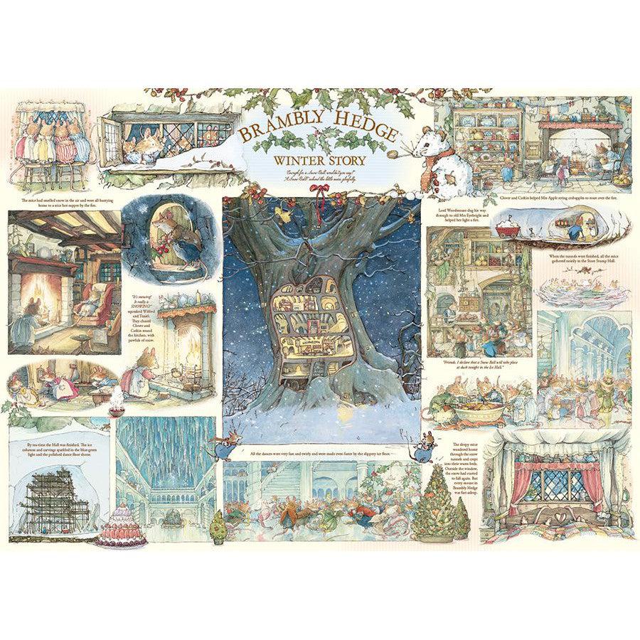Brambly Hedge Winter Story 1000 Piece Jigsaw Puzzle Cobble Hill
