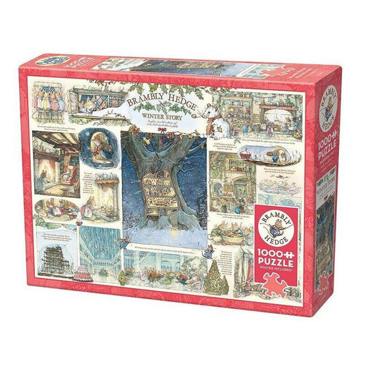 Brambly Hedge Winter Story 1000 Piece Jigsaw Puzzle Cobble Hill