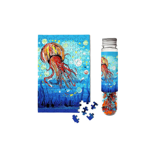 Bubbly Jellyfish 150 Piece Mini Jigsaw Puzzle Micro Puzzles