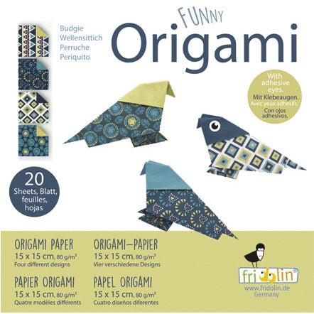 Budgie Funny Origami Kit Fridolin