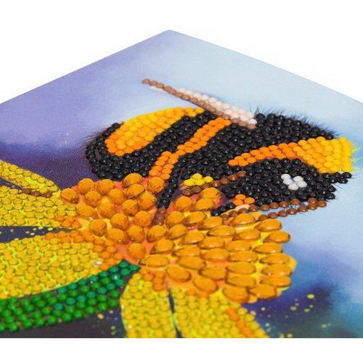 Bumblebee Crystal Art Card Kit Craft Buddy