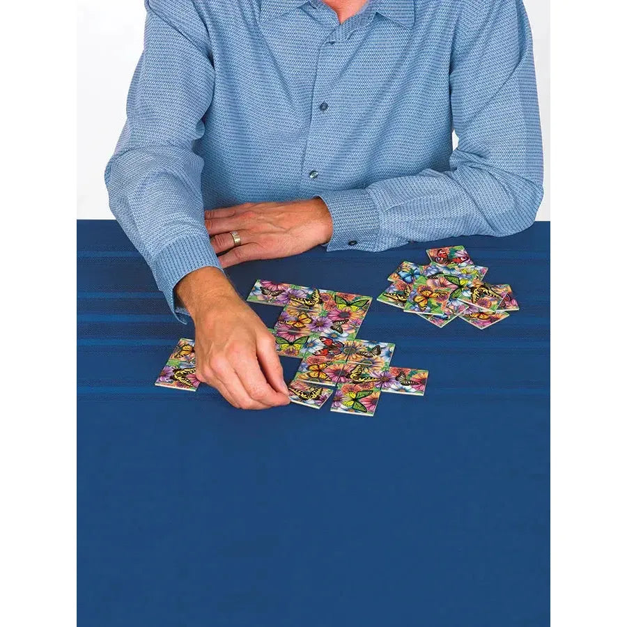 Butterflies 36 Piece Magic Square Tile Puzzle Sudoku Style Game Outset