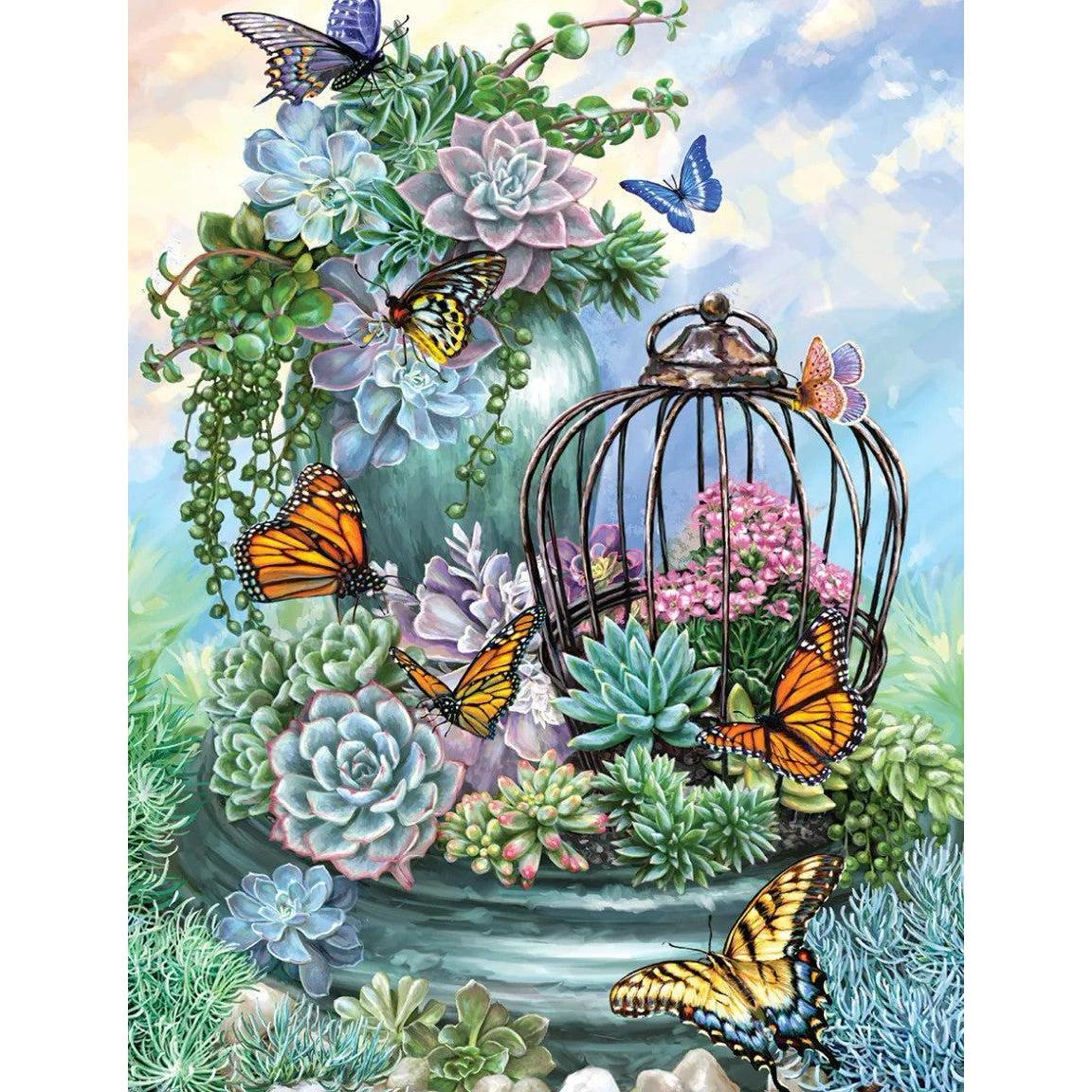 Butterfly Bliss 500 Piece Jigsaw Puzzle Springbok