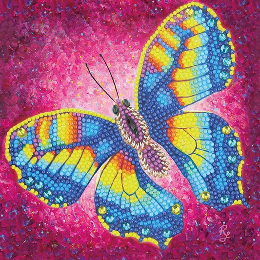 Butterfly Crystal Art Card Kit Craft Buddy