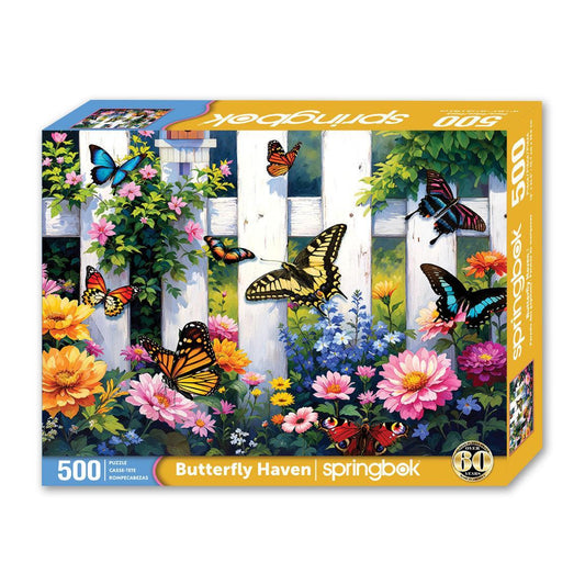 Butterfly Haven 500 Piece Jigsaw Puzzle Springbok