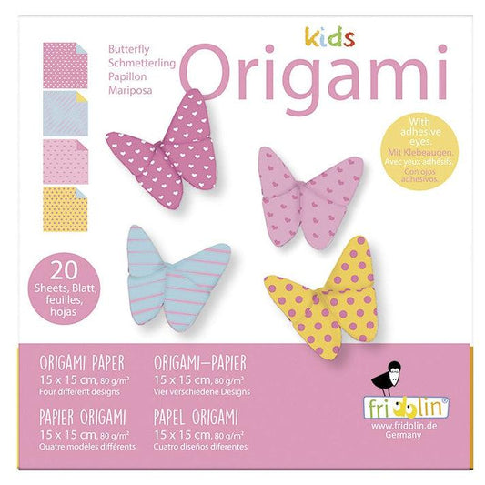 Butterfly Kids Origami Kit Fridolin