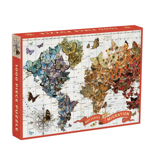 Butterfly Migration 1000 Piece Jigsaw Puzzle Galison