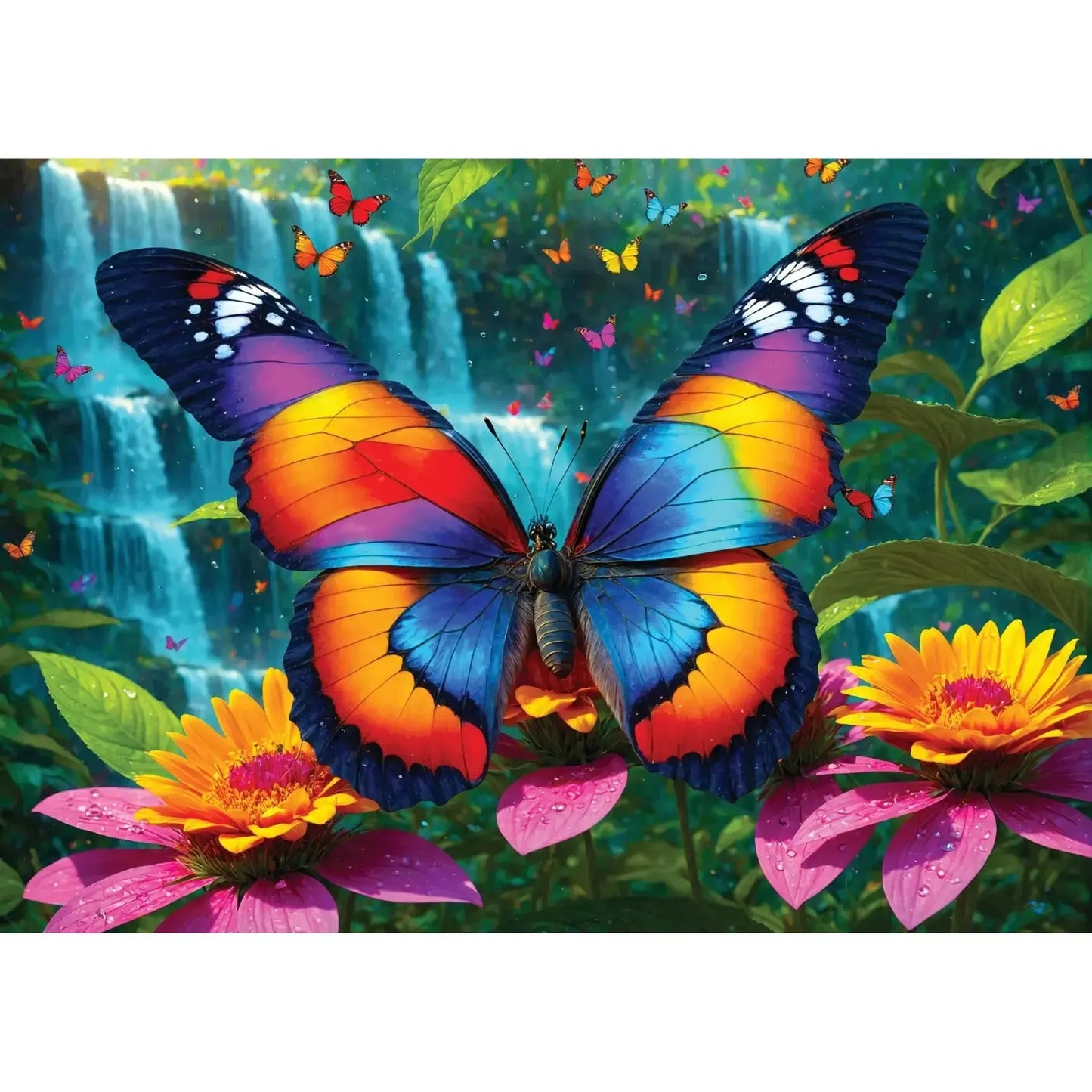 Butterfly in the Forest 1000 Piece Jigsaw Puzzle Enjoy