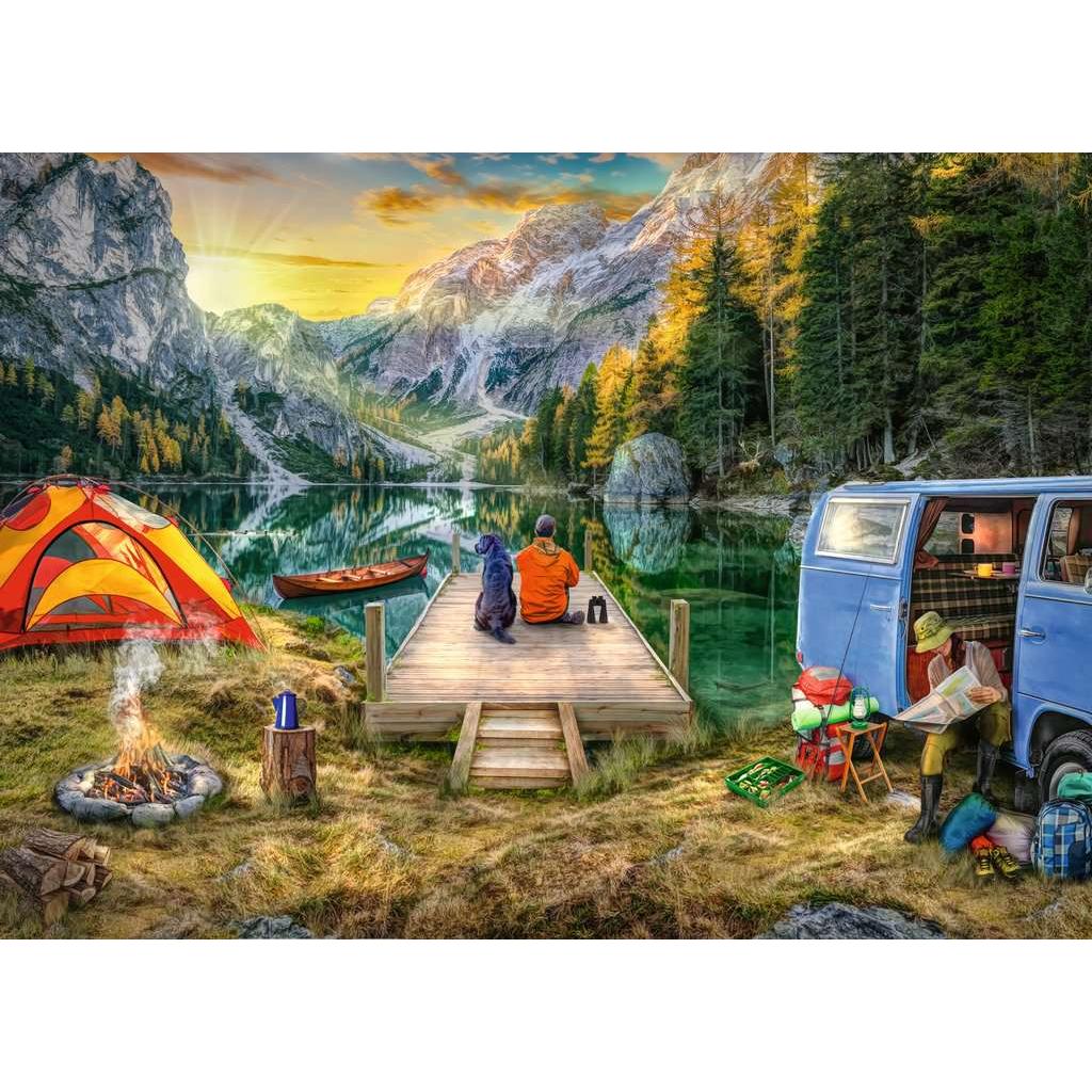 Calm Campsite 1000 Piece Jigsaw Puzzle Ravensburger