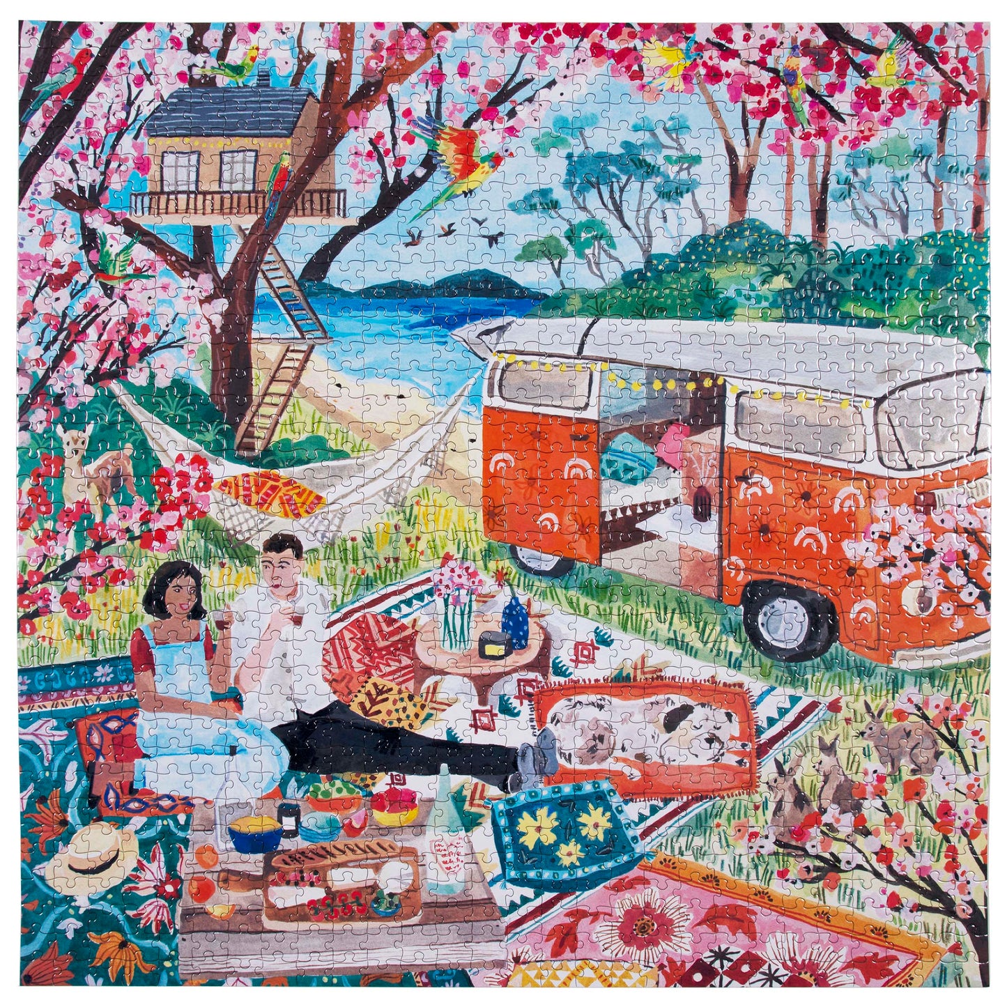 Camper Life 1000 Piece Jigsaw Puzzle eeBoo