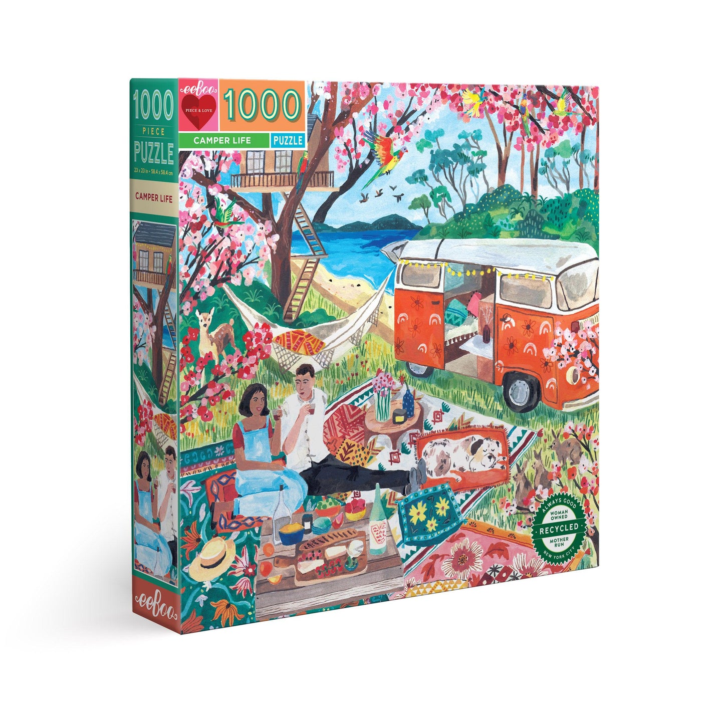 Camper Life 1000 Piece Jigsaw Puzzle eeBoo