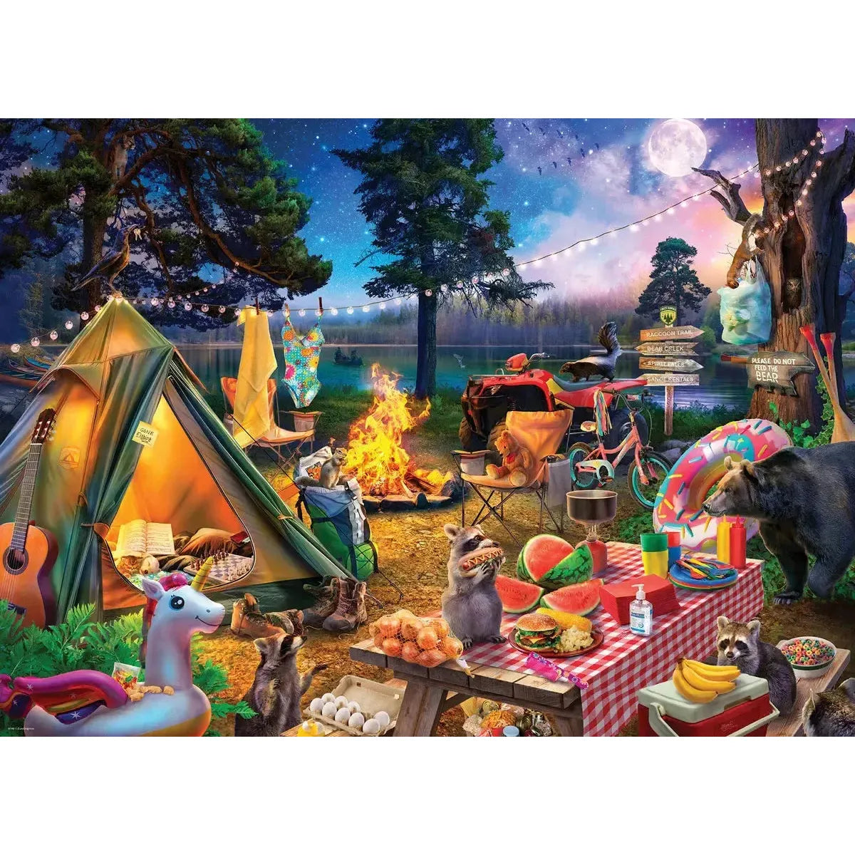 Camping Life 300 Piece Jigsaw Puzzle Eurographics