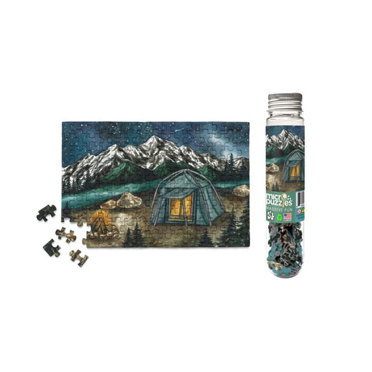 Camping in the Pacific Northwest 150 Piece Mini Jigsaw Puzzle Micro Puzzles