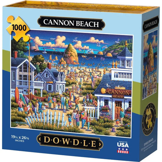 Cannon Beach 1000 Piece Jigsaw Puzzle Dowdle