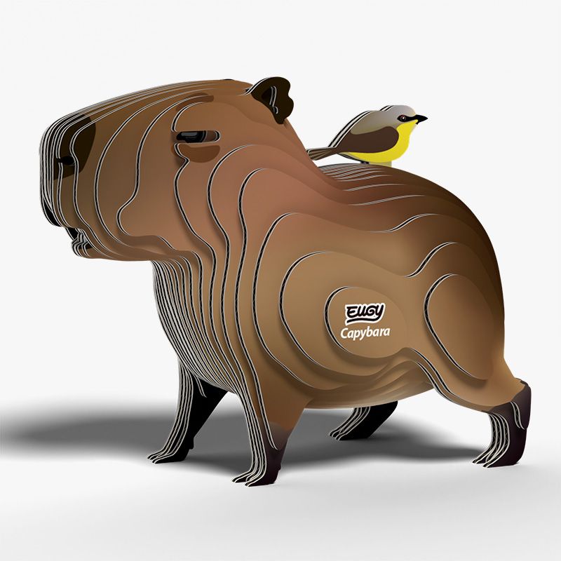 Capybara 3D Cardboard Model Kit Eugy