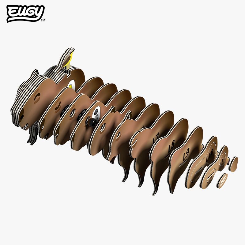 Capybara 3D Cardboard Model Kit Eugy