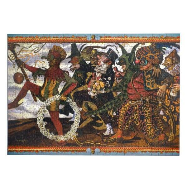 Carnival Train 500 Piece Premium Jigsaw Puzzle Art & Fable