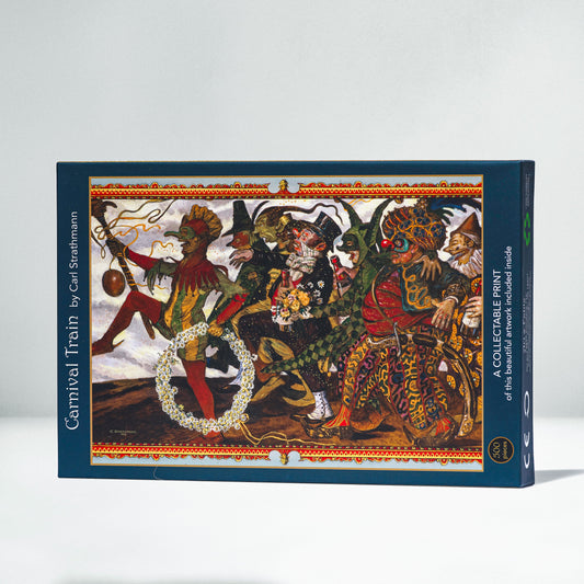 Carnival Train 500 Piece Premium Jigsaw Puzzle Art & Fable